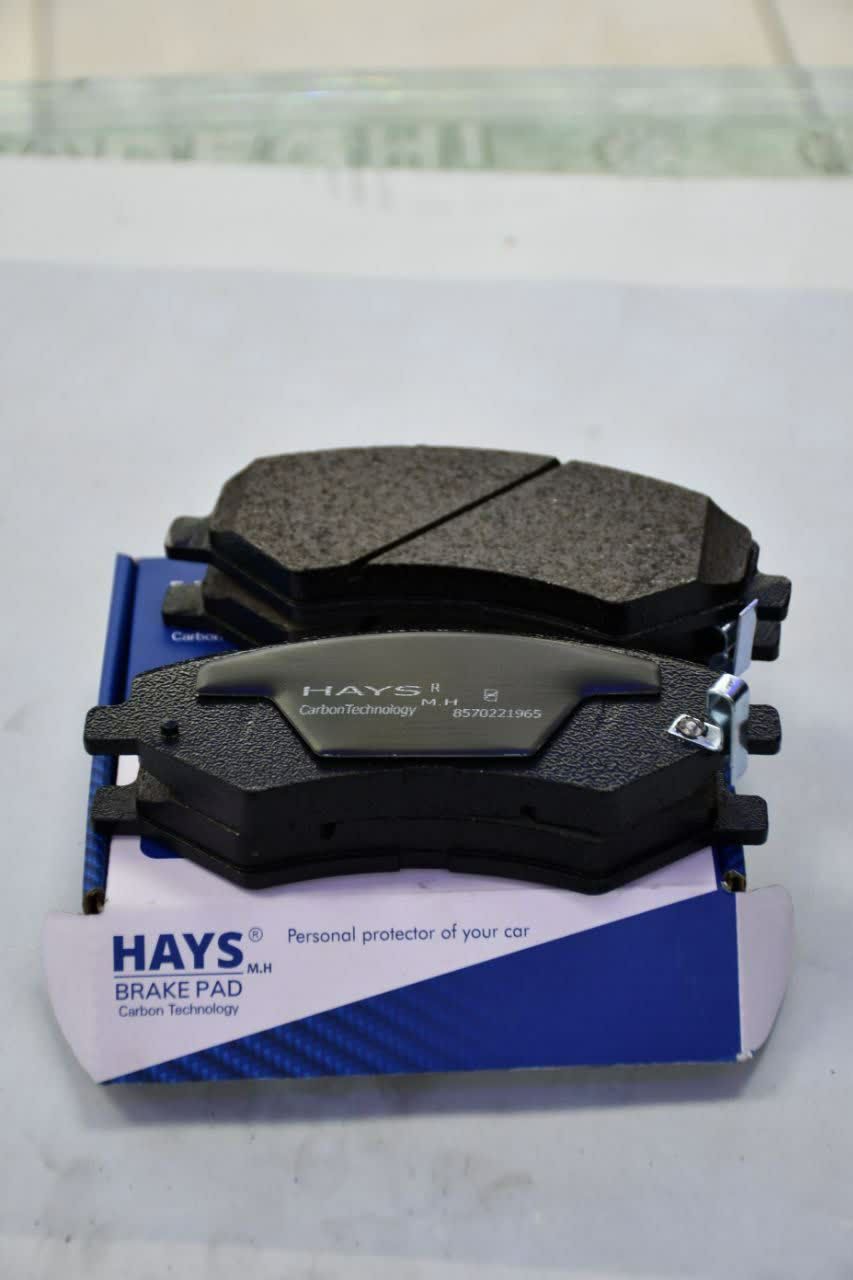 عکس لنت ترمز جلو پژو 206 تیپ 5 کربنی برند هایس HAYS